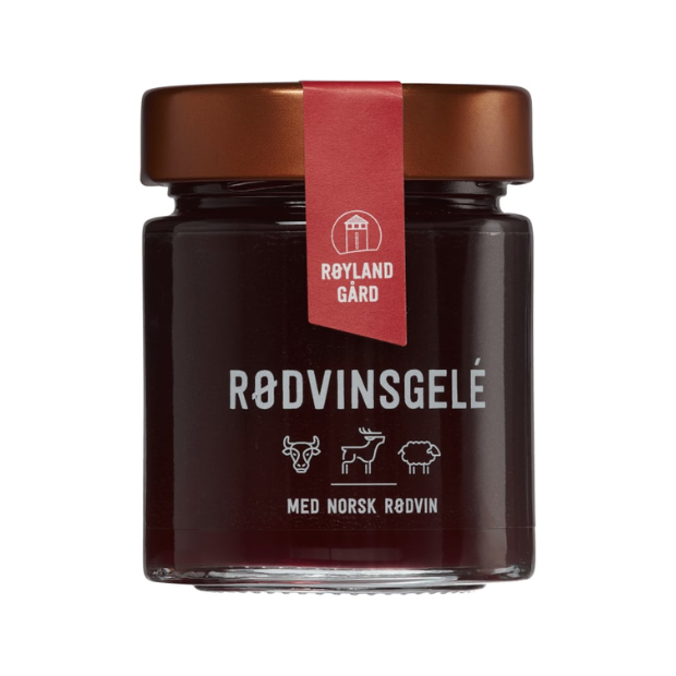 Wine Fruit Spread - Rødvinsgele 155g Røyland